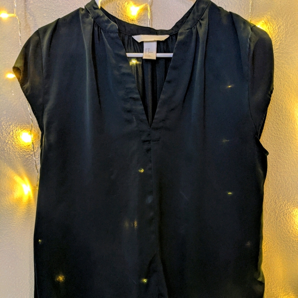 H&M Green Blouse